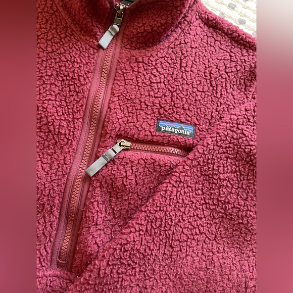 💢SOLD💢 EUC Patagonia Women’s retro pile Fleece marsupial pullover L - Picture 6 of 6
